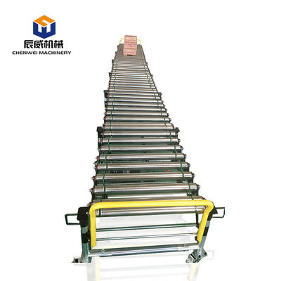 quality  Heat Resistant Stainless Steel Taper Roller Conveyor With 90 Degree Curve Power Roller Conveyor factory