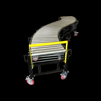 quality  Load 50kg Fireproof Expandable Adjustable Height Flexible Gravity Roller Conveyor factory