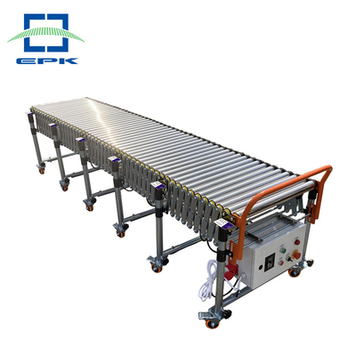 OEM ODM Industrial Expandable Flexible Motorized Electric Telescopic Automated Roller Conveyor