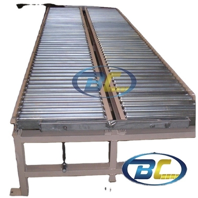 Building Material Shops Gravity Roller Conveyor PVC Stainless Steel Idler Trailing Heavy Duty Roller Bed Pallet