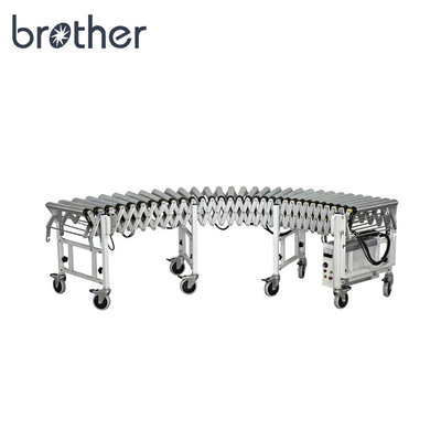 China gravity flexible Roller Conveyor price with Driving force ERC4M/R