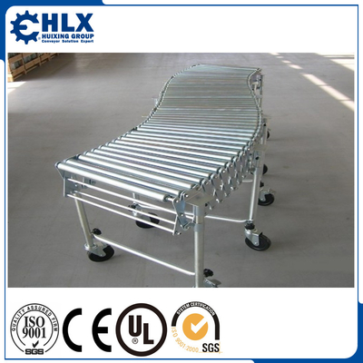 Heat Resistant Flexible Expanding Power Expanding Roller Conveyor