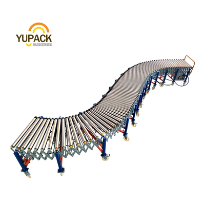 Oil Resistant Steel Expandable Flexible Roller Motorized Conveyor, Material Handling Capacity: 100 - 200 kg
