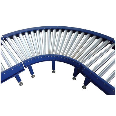 Heavy Duty 90 Degree Curve Conveyor Line Oil 180 Degree Powered Roller Conveyor