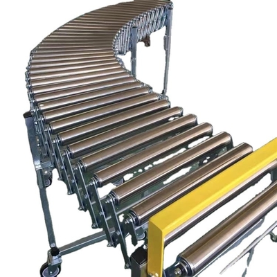 High Quality Heat Resistant Chinese Warehouse Wheel Discharge Power Gravity Type Skid Flexible Roller Conveyor