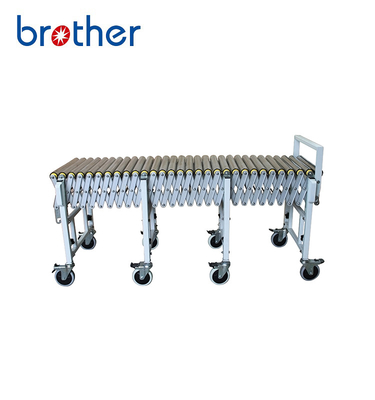 Heat Resistant Stainless Steel Gravity Extend Flexible Roller Conveyor