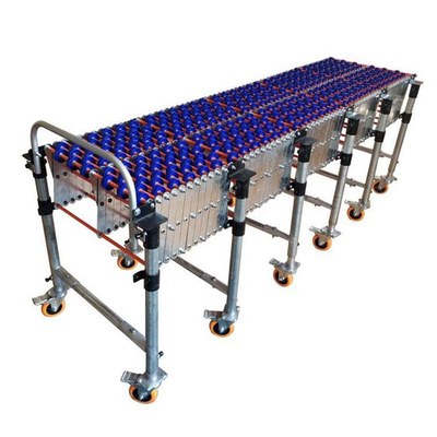 High Quality Fulai Flexible Expandable Plastic Gravity Wheel Telescopic Packaging Roller Conveyor