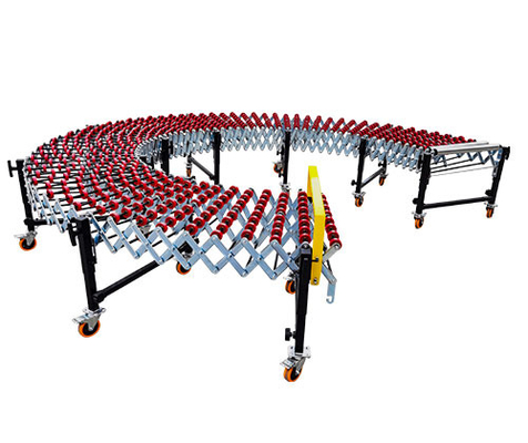 LIANGZO Roller Expander Machine Flywheel Heat Resistant Unpowered Roller Conveyor