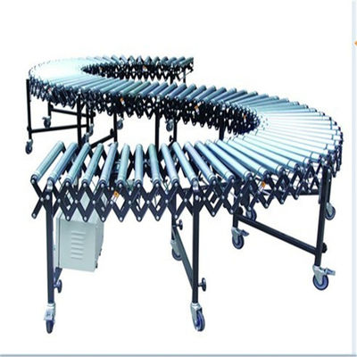 Heat Resistant Roller Conveyor Motor-Drive Portable Conveyor Flexible Material Conveying Equipment
