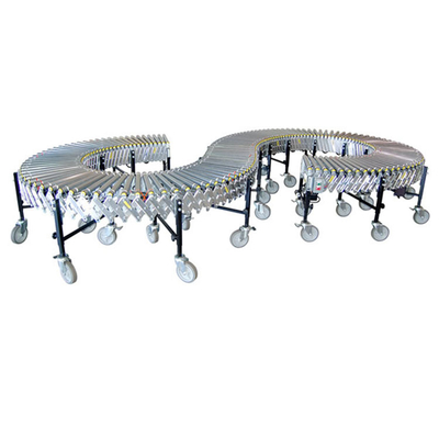 Hot Selling Motorized Flexible Power Gravity Expandable Roller Conveyor Machine